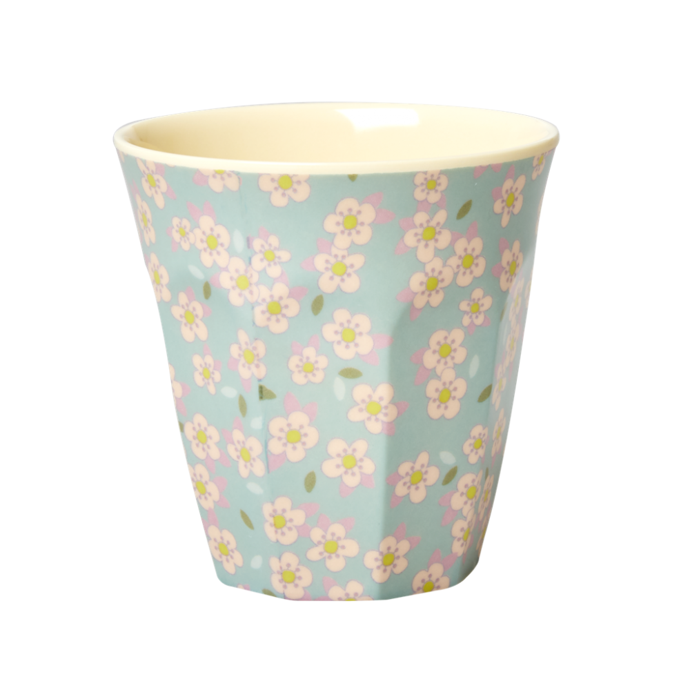 Blue Small Flower Melamine Cup Rice DK